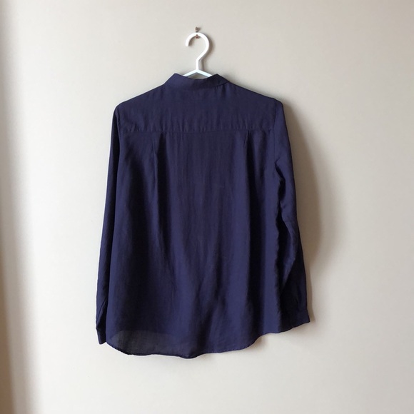 Zara 👚 Dark Purple Shirt - Picture 2 of 3